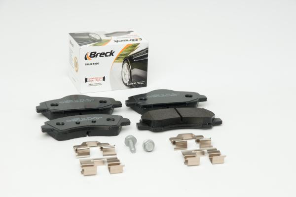 BRECK Bremsbelagsatz, Scheibenbremse